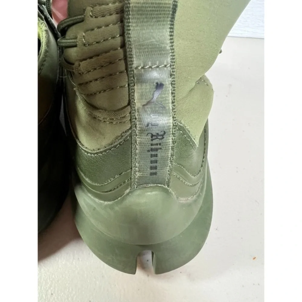 Fenty by Rihanna Puma Womens X Trainer Green Running Shoes Sneakers Size 7.5